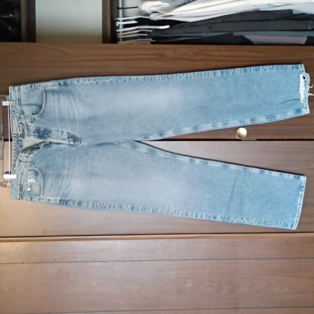 AG-ED Women's Jeans Light Blue Vintage EZZRA True Boyfriend.
